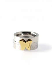 Bud to rose butterfly ring
